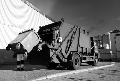 Construction site with waste clearance services in Hackbridge