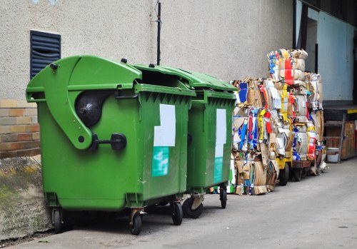 Proper waste management ensuring site safety